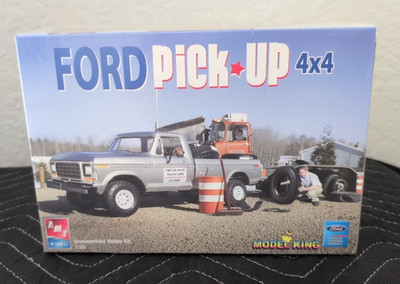 AMT #21700P MODEL KING FORD PICK UP 4X4, 1/25,  Rare Kit Complete!! NIB
