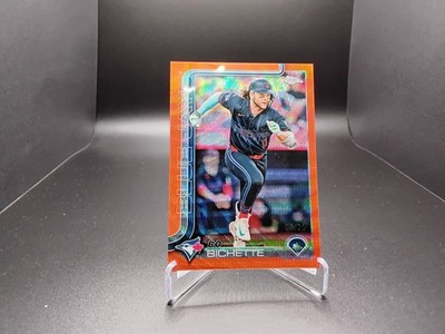 2025 Topps Chrome Bo Bichette Orange 09/25 Blue Jays