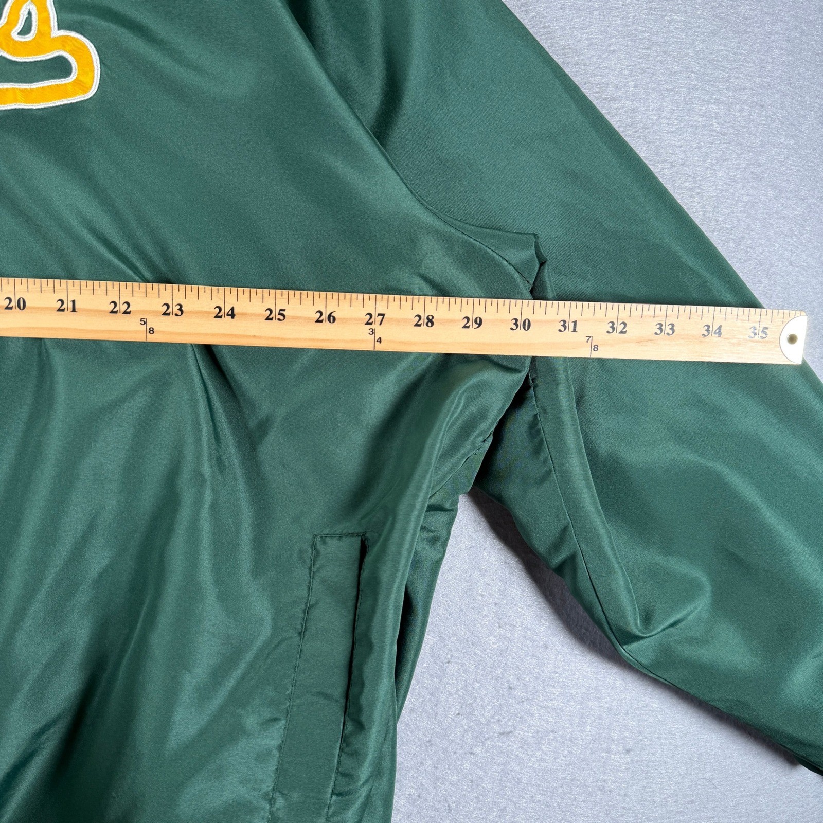 Vintage Oakland Athletics MLB Carl Banks Pullover Windbreaker Jacket Mens 3XL