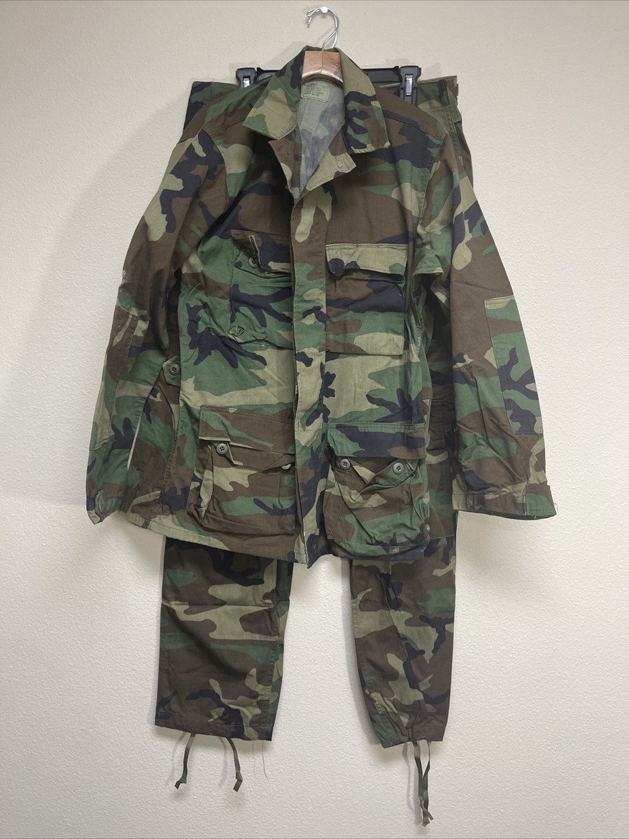 Vintage 1990'S USMC Military Shirt/Jacket & Pants Woodland Vintage 1990'S USMC Military Shirt/Jacket & Pants Woodland