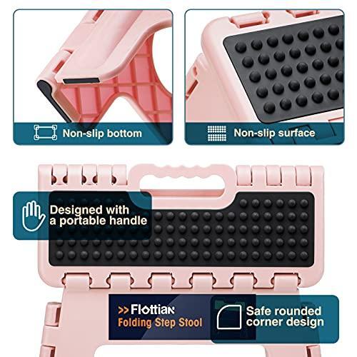 Taburete plegable Flottian de 13" para adultos y niños soporta hasta 300 libras, antideslizante - Imagen 4 de 9