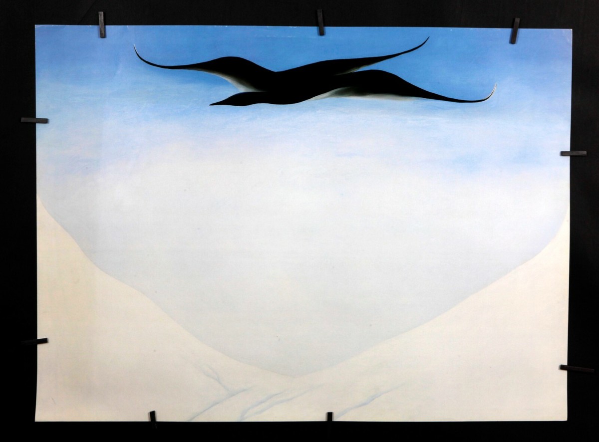 GEORGIA O'KEEFFE ポスター Georgia O'Keeffe: Abstraction Blue Poster – MoMA Design Store