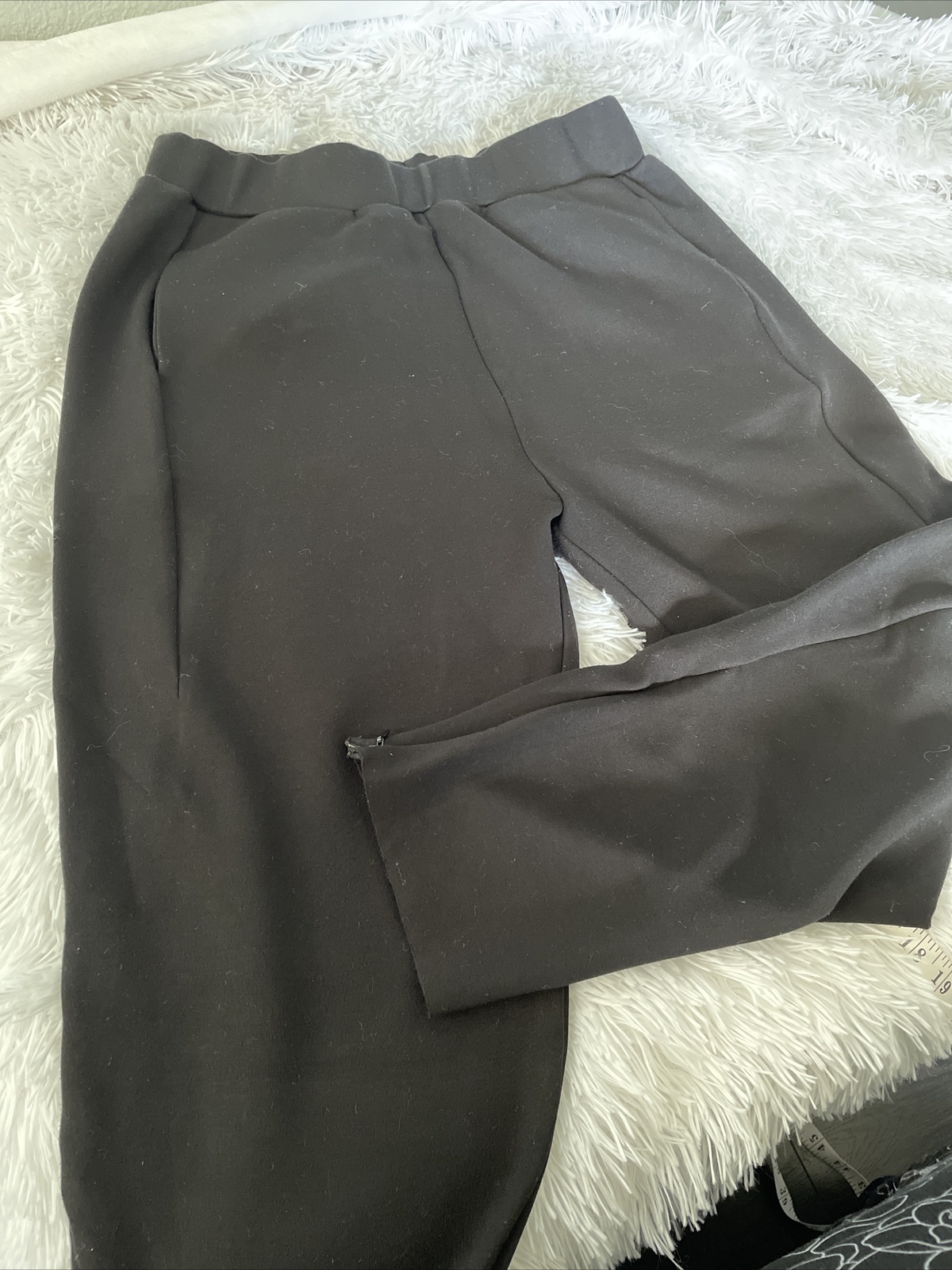 ALTRA Leggings skinny Shenzhen XL Petite neri elasticizzati in maglia B5