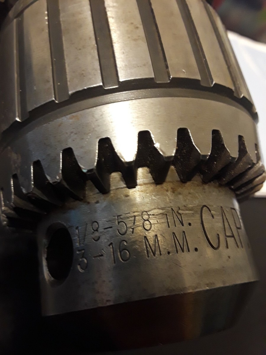 JACOBS HEAVY DUTY BALL BEARING SUPER DRILL CHUCK 1/8- 5/8