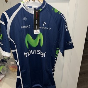 Maillot Cycliste Team Movistar Nalini – Homme Taille 6 – Manches Courtes – Occasion