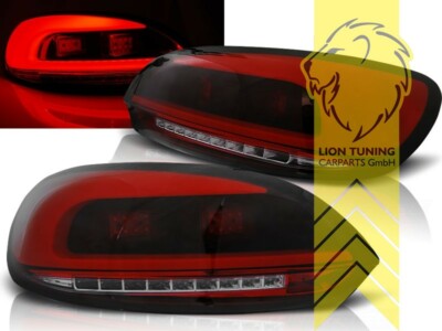 Light Bar LED Rückleuchten Heckleuchten für VW Scirocco 3 rot smoke