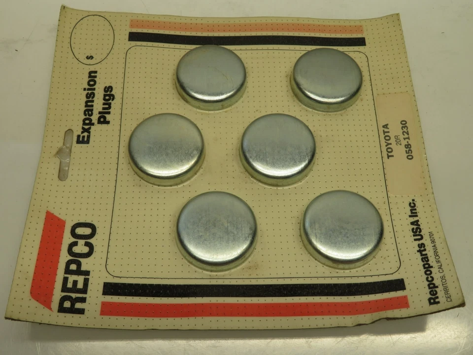 Juego de enchufes de expansión de motor para Toyota Celica Corona y camioneta Repco 058-1230 Foto 3 de 3