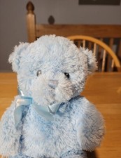 My First Teddy Small Blue Teddy Bear Plush 10" Stuffed Animal 021033 Baby Gund