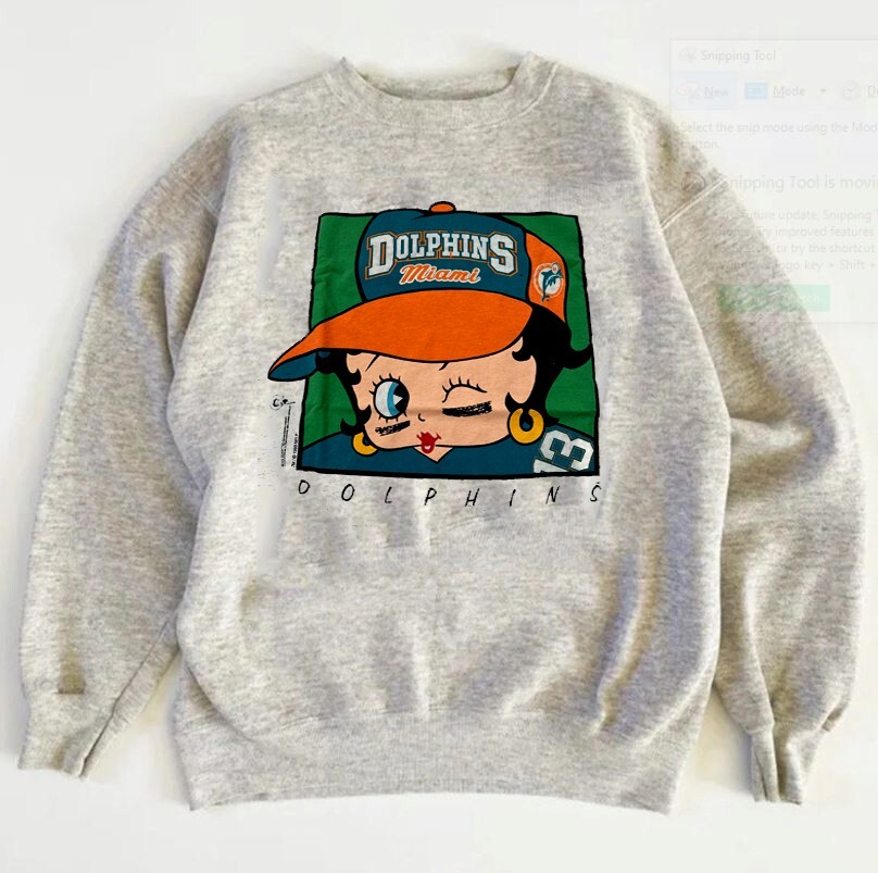 Dolphins ベティ・ブープ Tシャツ Lサイズ