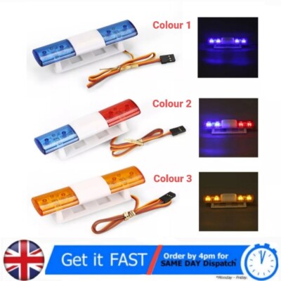 Ultrahelle LED-Leuchten blinkendes rotierendes Licht für RC Auto Crawler - 1/10 1/8 