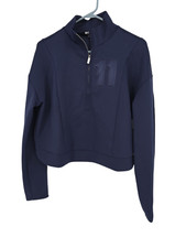 ELEVEN By Venus Williams Medium Womens Jacket Active Blue 3/4 Zip Tennis NWT