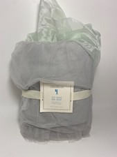 Pottery Barn Kids Icy Tulle Bed Skirt Blue Twin 100 Cotton NWT