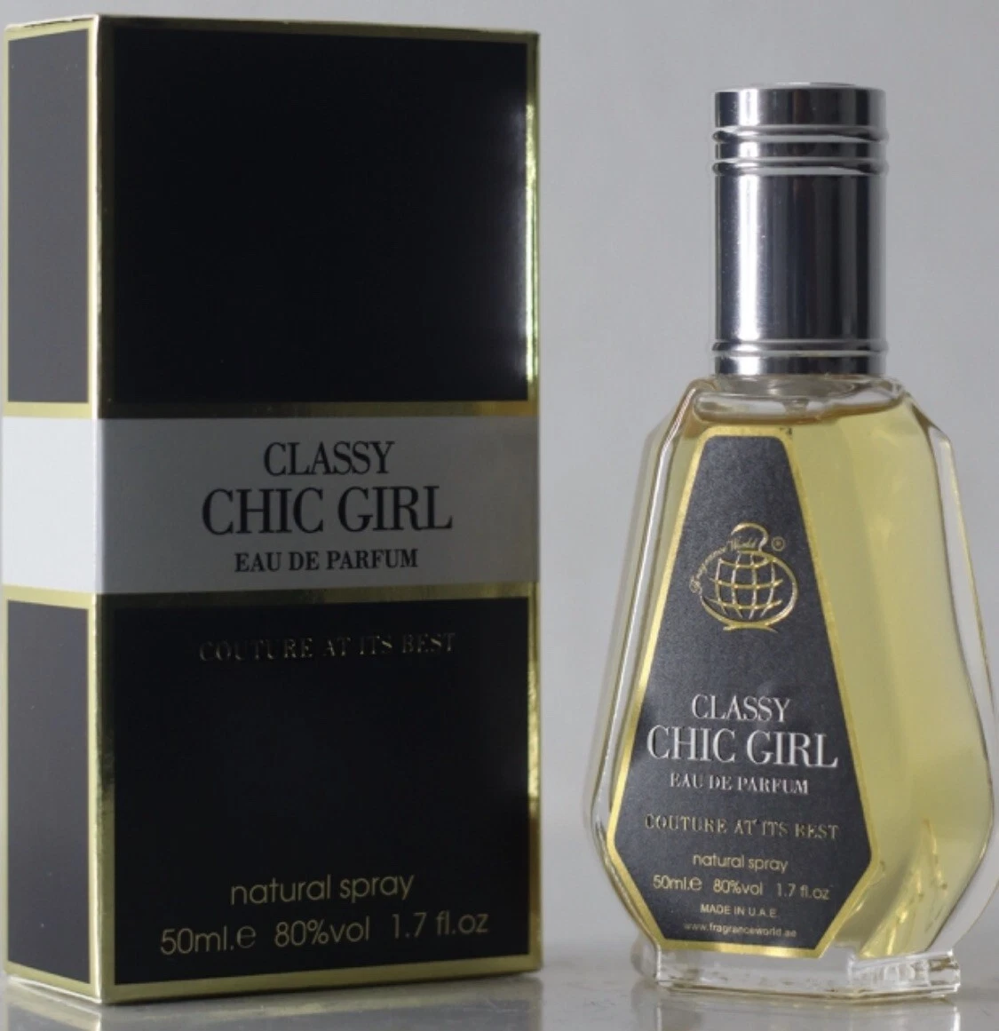 Classy Chic Girl EDP Perfume By Fragrance World 50 ML:🥇Travel Size  Fragrance🥇