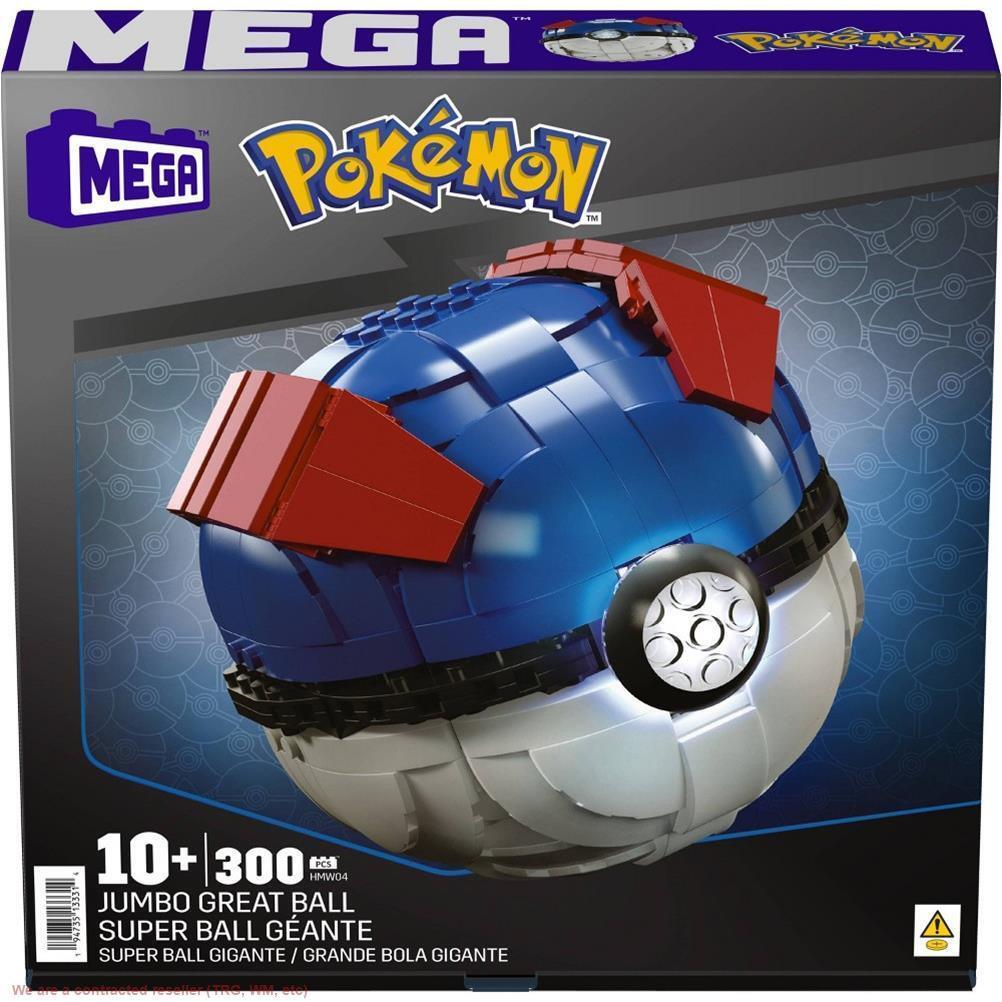 Набор для создания большого шара MEGA Pokemon Jumbo с подсветкой - 299шт