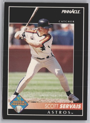1992 Pinnacle Scott Servais #255 card