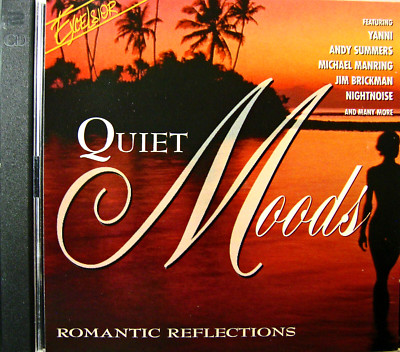 QUIET MOODS ROMANTIC REFLECTIONS -  2 CD SET, 20 TRACKS - VERY GOOD - SHIPS FREE