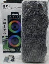 KARAOKE BLUETOOTH LED LIGHT PORTABLE SPEAKER MACHINE TTD-2807