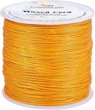 PH Pandahall 116 Yards 0.5Mm Waxed Polyester Cords, Waxed Thread Rope round Thre