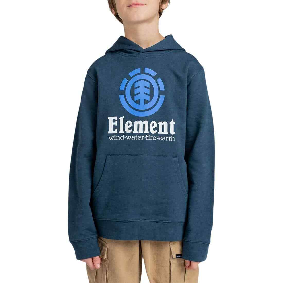 Element Vertical (Youth) Pullover Hoodie Midnight Navy UK