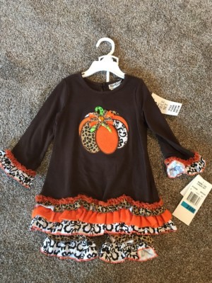NWT Kohl s Rare Too Pumpkin Fall Two Piece Top Pants Set 24 Months