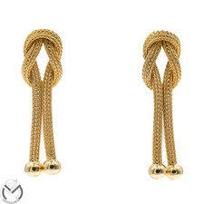 Orecchini oro giallo 18 kt 750 pendenti -369/VE-