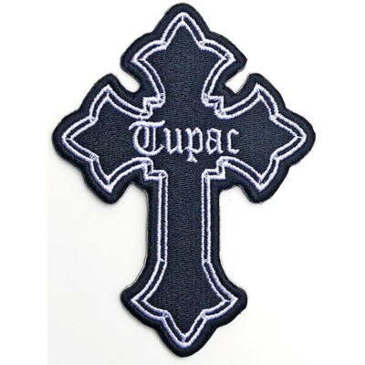 2 pac tupac  set of 4 official iron on patches