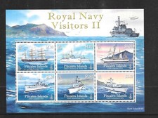 PITCAIRN ISLAND. 2009. ROYAL NAVY SHIPS. MINISHEET. MINT FULL GUM. AS PER SCAN.
