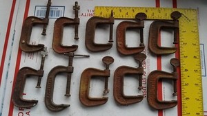 PONY 2" Opening Steel Clamp LOT 10 USA  AIRCRAFT AVIATION RV4-6-8   LOT  THREE 3