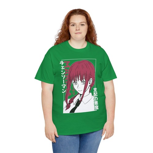 Makima Chainsaw Man Shirt Anime Tee T-Shirt Pochita Horror Manga Otaku Denji CSM - Picture 26 of 68