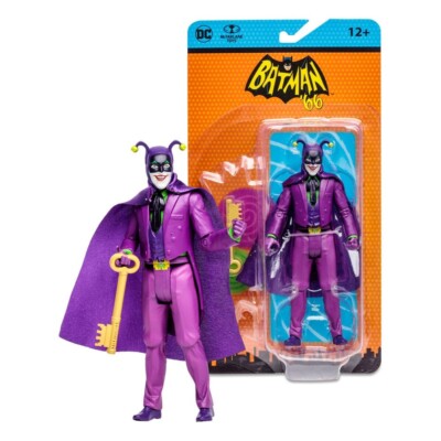 DC Retro: Batman 66 The Joker (Comic) 15 cm Actionfigur, McFarlane Toys