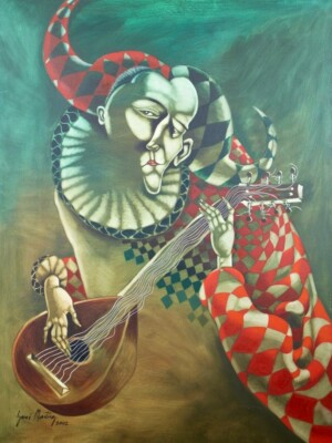Bufon - unframed Oil Painting by Yuri Martinez   40 x30''