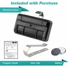 For 813LM Liftmaster Garage Door Gate Opener Remote Control Dip Switch Program