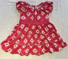 18-24 Months Tea Collection Floral Pink Peasant Dress 