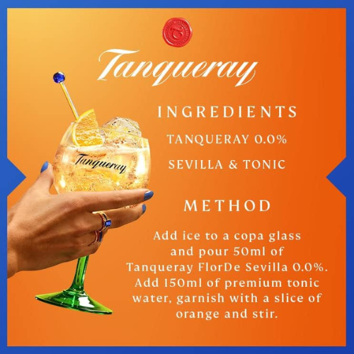 Tanqueray Flor de Sevilla Alcohol Free 0% 70cl - Picture 3 of 5