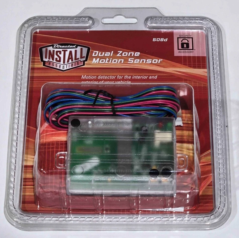 DIRECTED ELECTRONICS DUAL ZONE MOTION SENSOR SYSTEM P/N# 508D - Image 2 of 4