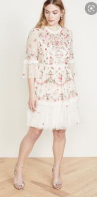 New Needle&Thread BUTTERFLY MEADOW DRESS Size US8 UK 12 | eBay