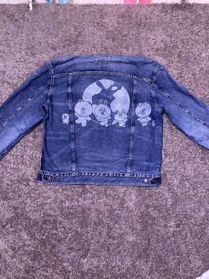 American Eagle x Line Friends Denim  Jacket. Size M- Very Good Condition