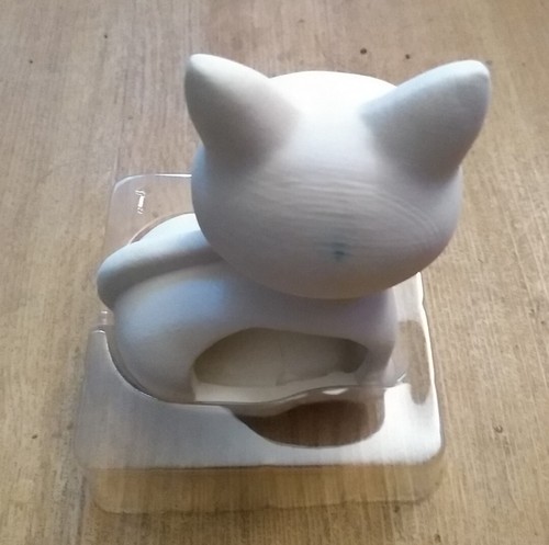 DIPINGI IL TUO GATTO PORTACANDELE Inc dipinti nuova ceramica città inquietante dolce - Foto 4 di 6