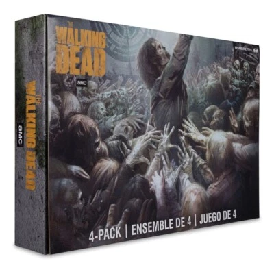 Action Figure pack de 4 figurines Walking Dead The Walkers - McFarlane - Photo 1/4