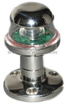 Navigationslicht WEISS LED Edelstahl Mastkopf Boot Yacht Segeln MASTSOR