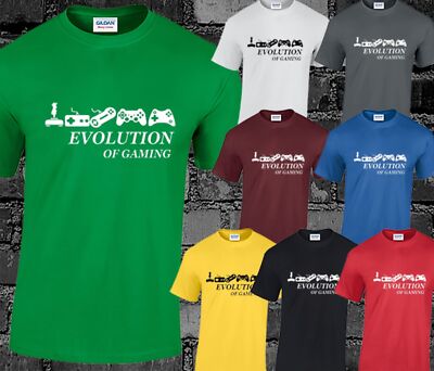 Evolution Of Gaming Herren T-Shirt Gamer Cool Retro Geschenk Geschenk