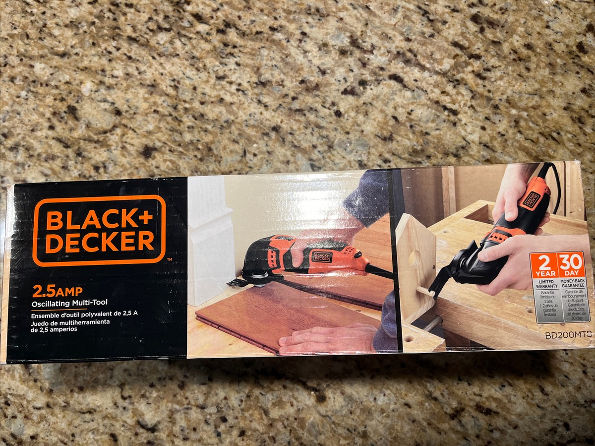 Black & Decker BD200MTB 2.5 Amp Oscillating Multi-Tool