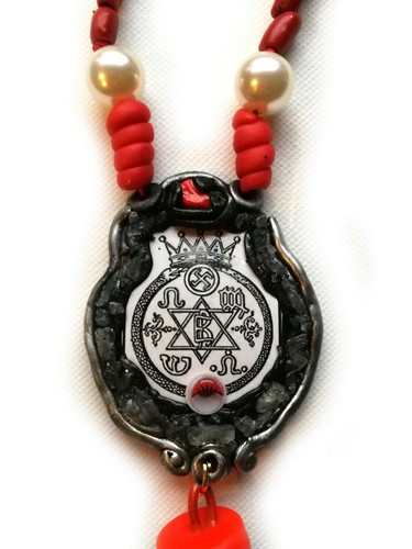 theosophic magic talisman amulet pendant necklace jewel good luck money powerful - Picture 7 of 24
