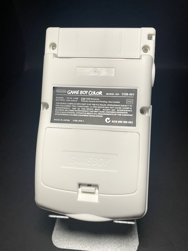 NINTENDO GAME BOY COLOR GBC 🔥 TOTAL WHITE ⚪️ 🔥 CONSOLE VINTAGE RESTAURATA 💎 - Imagen 10 de 13