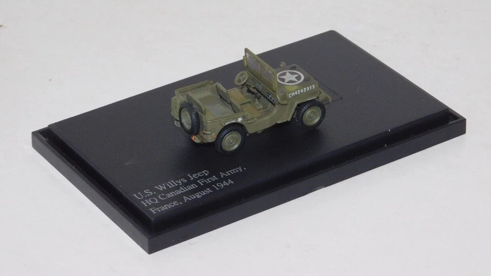 Willys Jeep Diecast Canadian First Army France 1944  HOBBY MASTER HG4206 1/72 - Image 2 of 4
