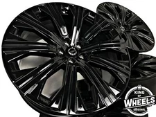 GENUINE VOLVO 20 INCH XC90 II WHEELS RIMS 31680217 BLACK 9J ET38.5 BLACK OEM RIMS