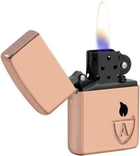 Zippo 46171 Limited Edition Solid Copper Armor Lighter Black Insert + FREE FLINT