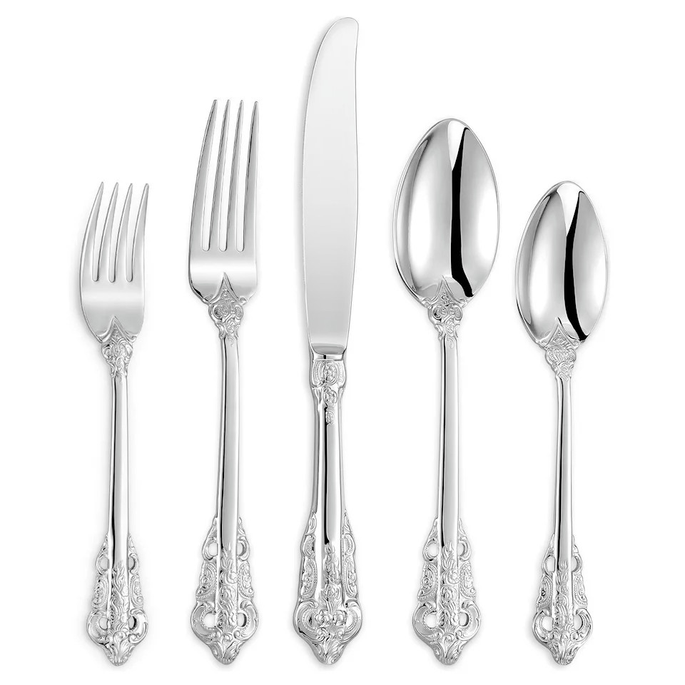 Luxury  Royal 30 Pieces Silverware Set, Premium 304 Stainless Steel (Silver)