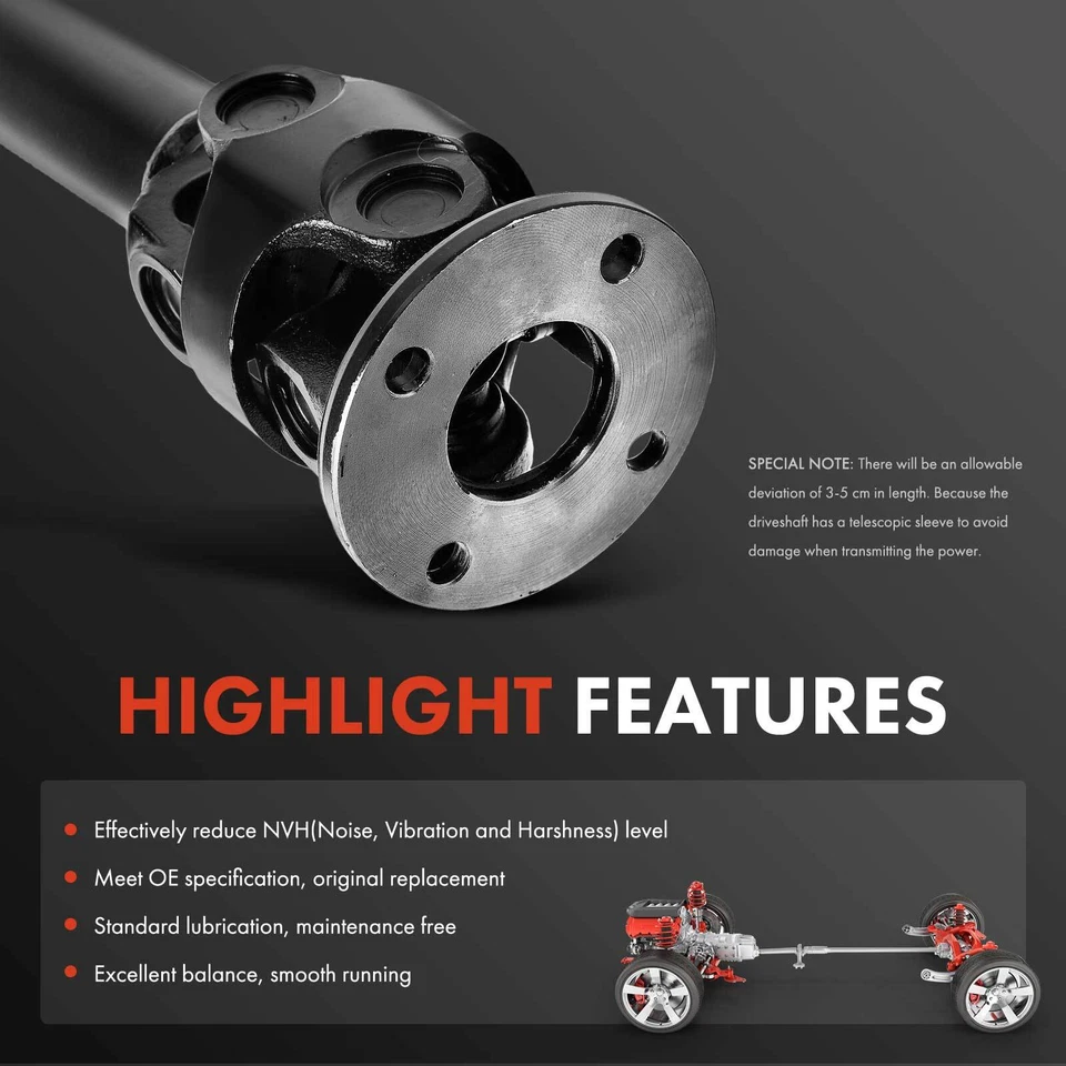 Conjunto de eje de transmisión delantero para Chevrolet Astro GMC Safari 1990-1998 Foto 4 de 4