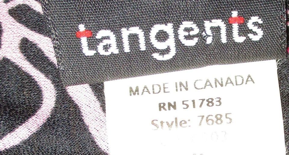 Blusa Tangenis de gasa transparente negra fucsia rosa flor cuello en V talla M para mujer Foto 4 de 4